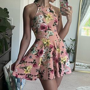 Floral scatter skirt sundress